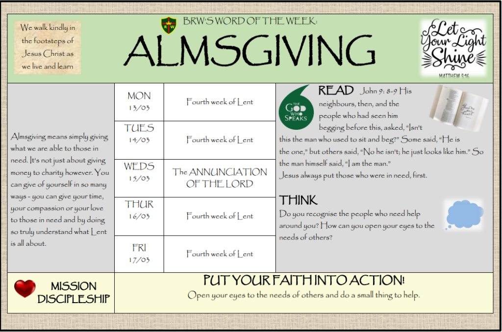 ALMSGIVING 23