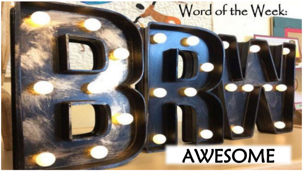 Word of the Week - Awesome