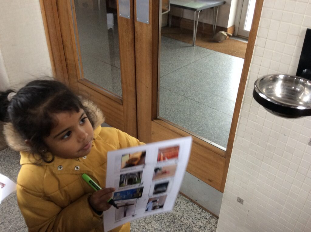 Learning how to gather and celebrate at Church.