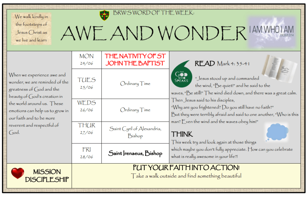 AWE AND WONDER