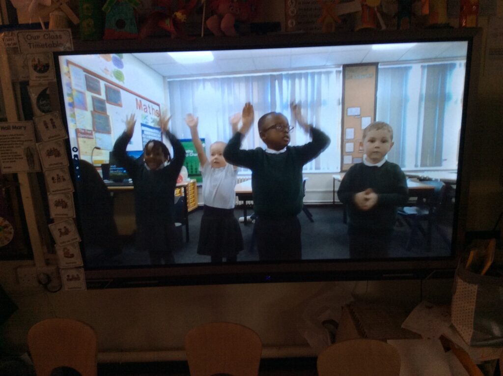 EYFS and KS1 children come together to celebrate the word: Youth