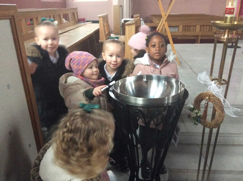 Foundation Stage visits to church.