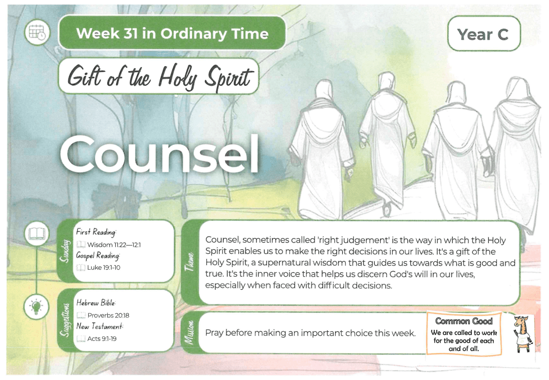 Word of the Week - Counsel - Blessed Robert Widmerpool Catholic ...